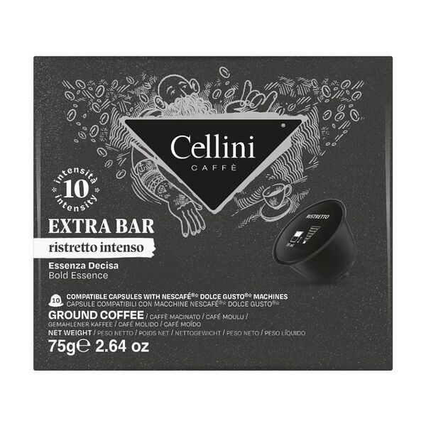 Кофе в капсулах Cellini Dolce Gusto Espresso Extra Bar 10шт.