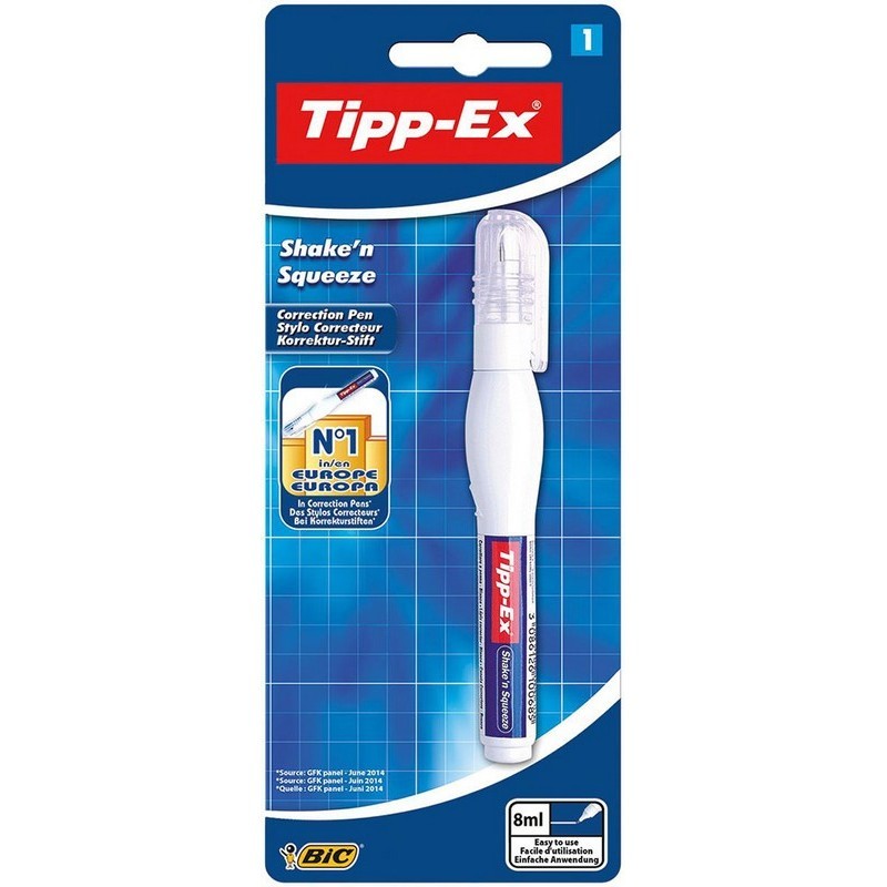 

Ручка корректирующая Bic Tipp-ex Shake'n squeeze