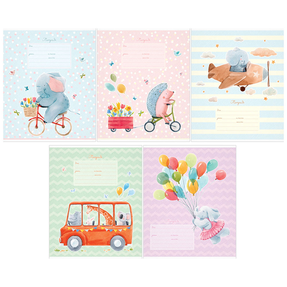 

Тетрадь ARTSPACE Милые рисунки, 12 листов, в клетку, в ассортименте