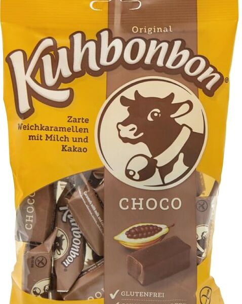 Карамель сливочная Kuhbonbon Choco шоколадная 200г
