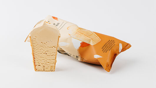 Пломбир Крем-брюле в вафельном стаканчике, 105 г