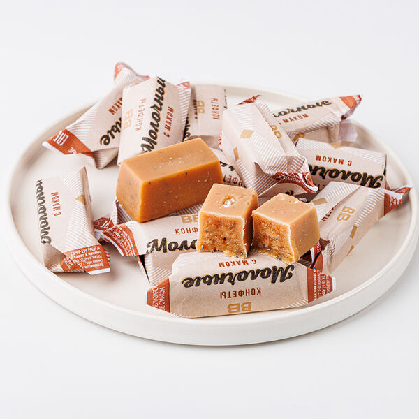 Конфеты молочные с маком ВкусВилл 250 г