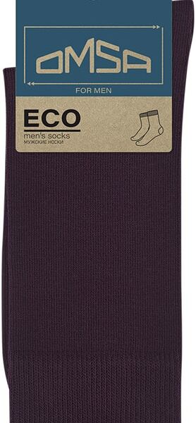 Носки мужские  Omsa Eco 401 Colors гладь Mora Кофейный Размер 39-41