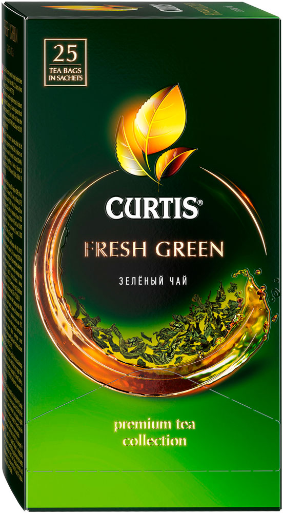 

Чай зеленый Curtis Fresh Green 25 шт. х 1.7 г