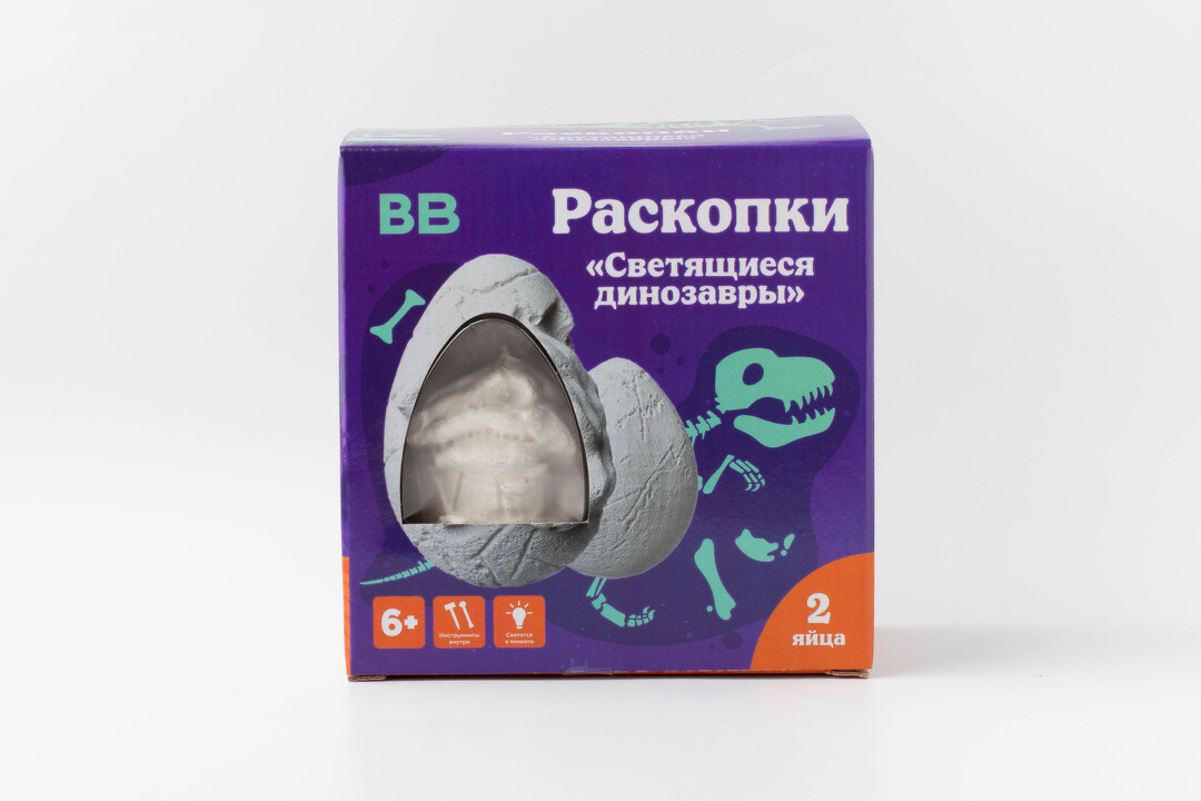 

Раскопки ВкусВилл Светящиеся динозавры 2 яйца