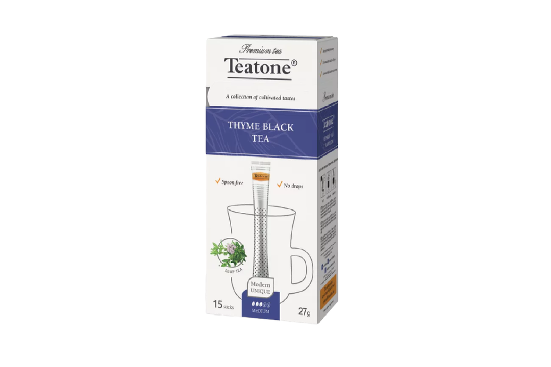 

Чай черный Teatone Thyme Black line Tea с чабрецом 15 стиков 27 г