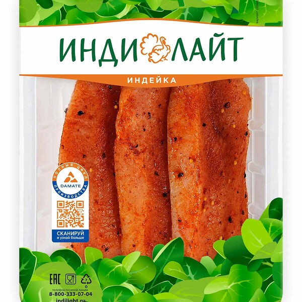 Стейк индейки Индилайт По-мексикански охлажденный, 600 г