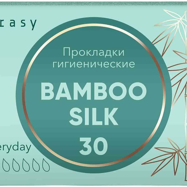 Прокладки ежедневные E-Rasy Bamboo Silk Everyday 30 шт.