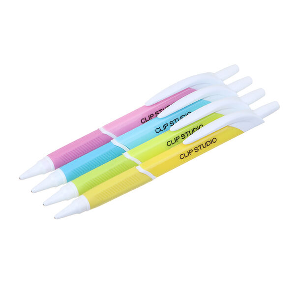 Clipstudio карандаш чернографитный механический, hb, 0,7мм, трехгр., резиновый держатель, 4 цв.корп., в ассортименте