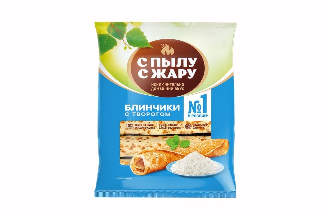 

Блинчики С пылу с жару с творогом 360 г