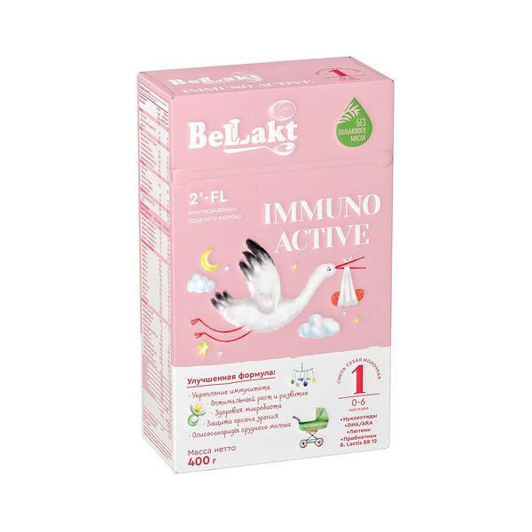 Смесь сухая молочная Беллакт Immuno Active 1 до 6мес 400г ДП