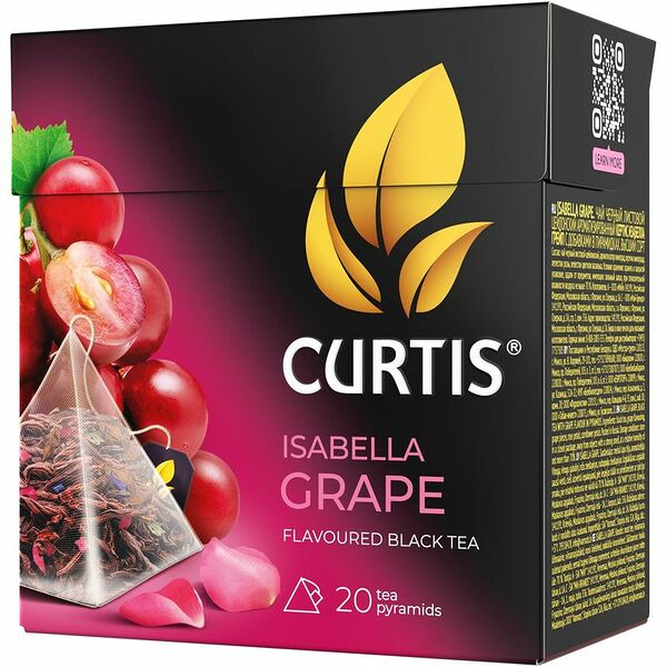 Чай черный Curtis Isabella Grape 20 пирамидок