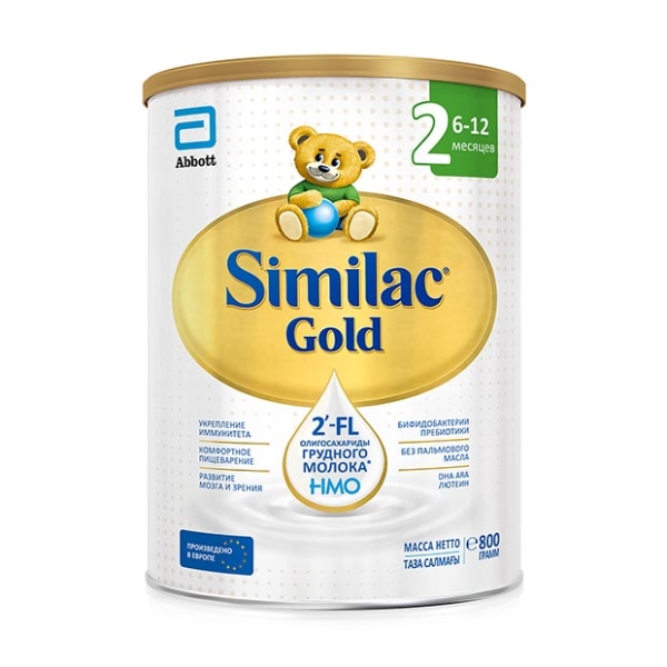 

Детская молочная смесь Similac Gold 2 с 6 до 12 месяцев 800 г