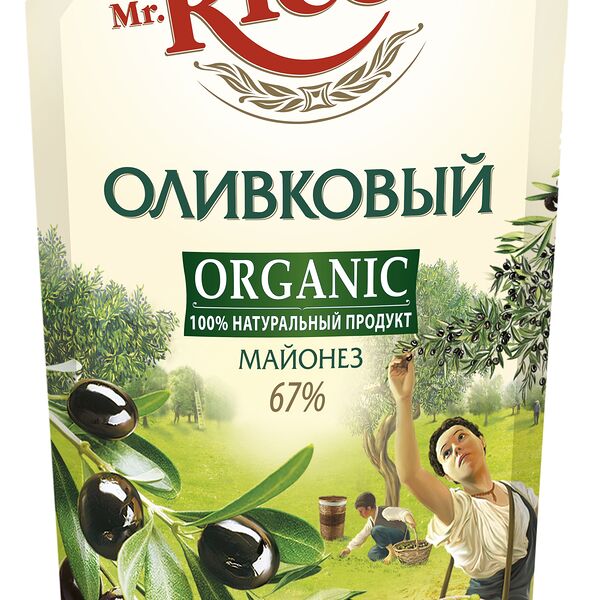 Майонез оливковый Mr. Ricco Оrganic 67%
