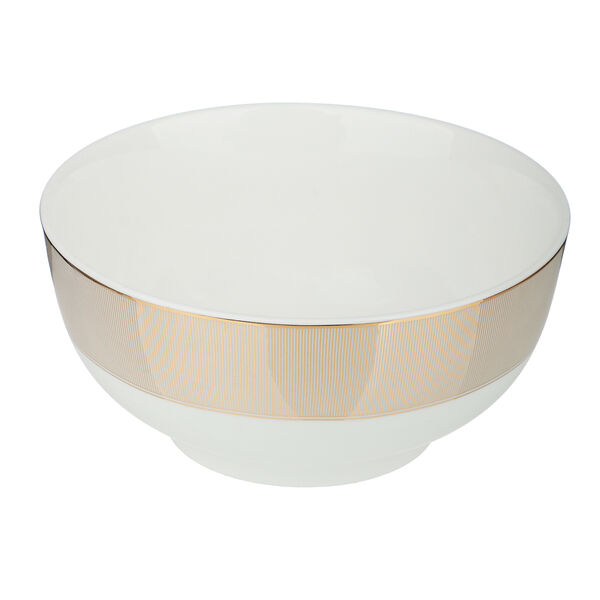 By collection white line салатник, 15х7см, фарфор