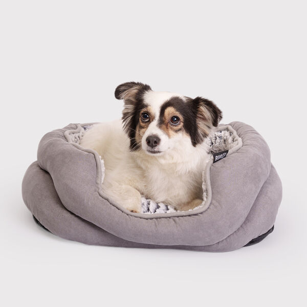Лежак Rurri для собак и кошек, 54х51 см, серый