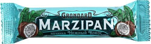Марципановый батончик Grondard, с кокосовой начинкой 50 г