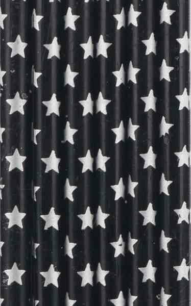 Свечи с держателями цвет: черный со звездами, 9,8 см, 12 шт.