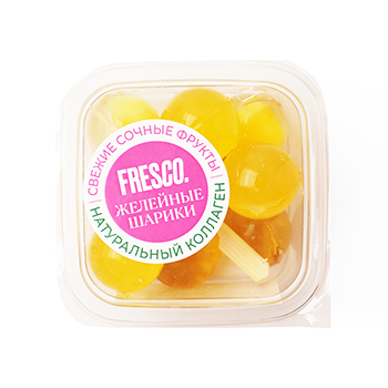 

Желейные шарики Fresco с фруктами 108 г