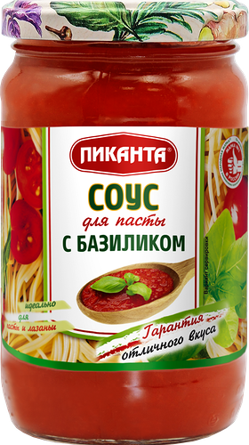 Соус томатный ПИКАНТА с базиликом, 350г