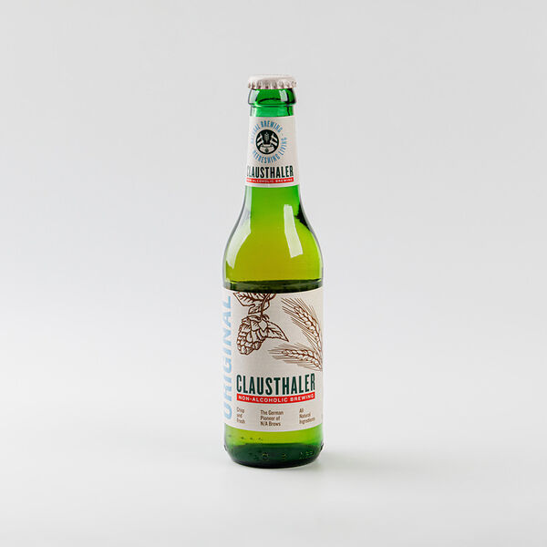 Пиво безалкогольное Clausthaler Original светлое фильтрованное, 330 мл