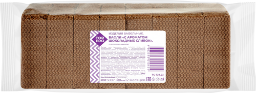 

Вафли Torero с ароматом шоколадных сливок 500 г