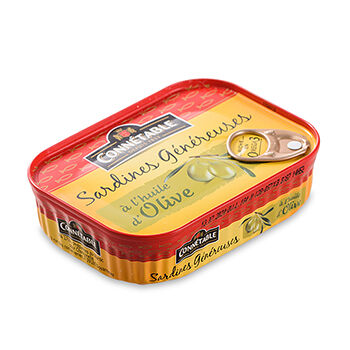 Сардины Connetable Sardines Genereuse в оливковом масле 