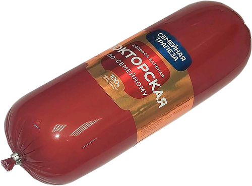 

Колбаса вареная СЕМЕЙНАЯ ТРАПЕЗА Докторская по-семейному, весовая