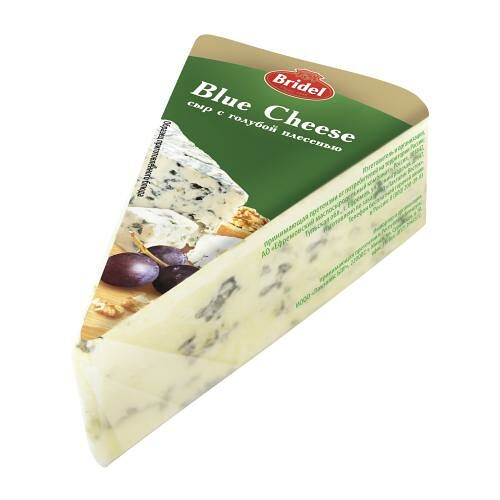 Сыр Bridel с голубой плесенью Blue Cheese 54% вес