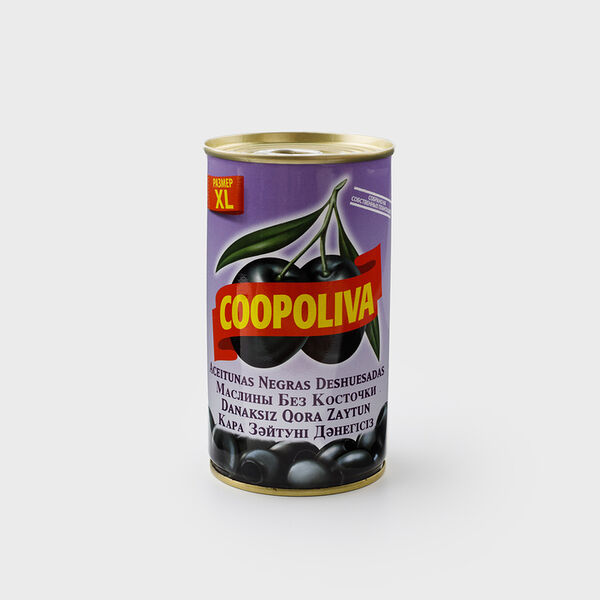 Маслины Coopoliva без косточки, размер XL