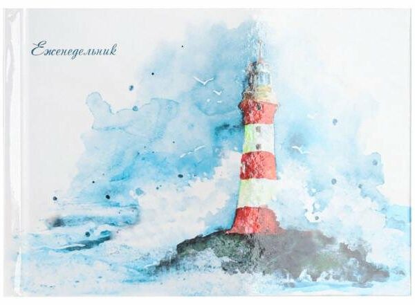 Еженедельник Prof-Press горизонтальный недатированный А6, 64 л