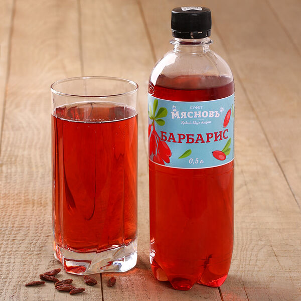 Напиток Барбарис сильногазированный МясновЪ Буфет от КуулКлевер 0.5 л
