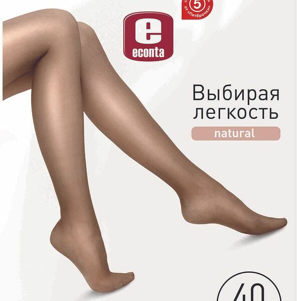 Колготки Econta женские бежевый 40 den р. 5