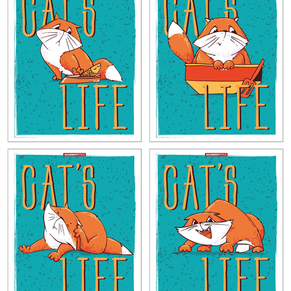 Тетрадь Academy Style в клетку А5, 48 л в ассортименте 1шт