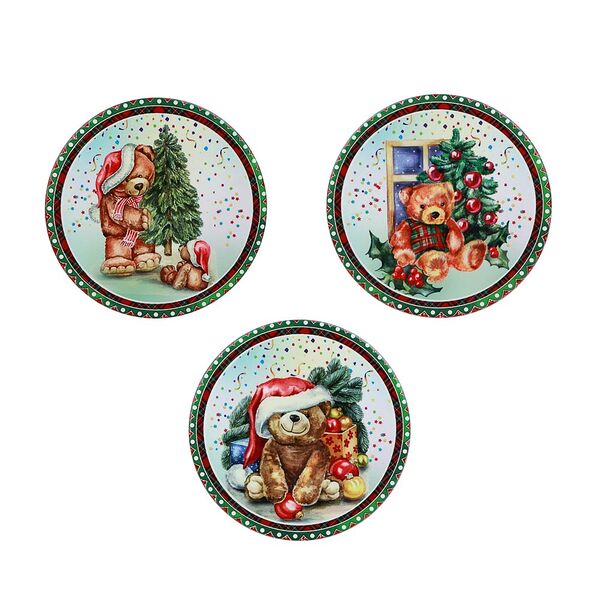 Подставка под горячее Медвежонок, 20х20 см, керамика, 3 дизайна в ассортименте