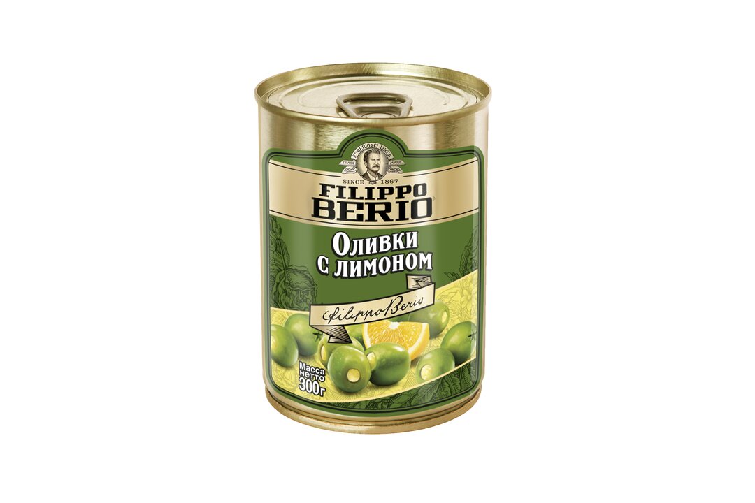

Оливки без косточки Filippo Berio с лимоном 300 г