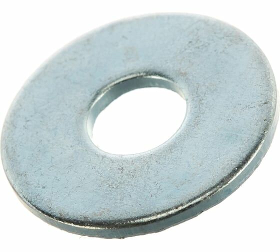 Шайба DIN 9021 кузовная, М 8мм, 15шт, оцинкованная, TECH-KREP