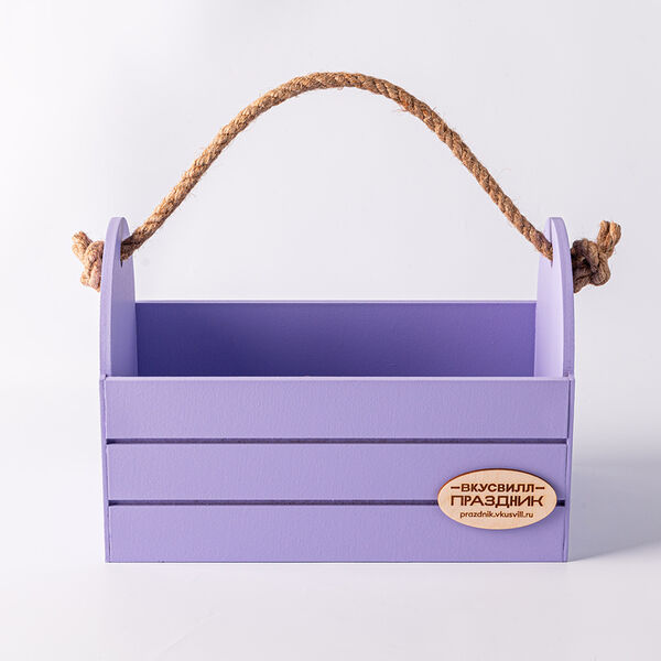 Бокс ящик малый подарочный лавандовый