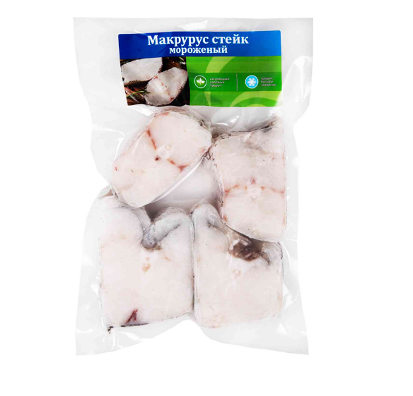 Макрурус мороженый стейк 800г