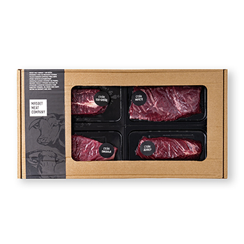 

Набор говяжьих альтернативных стейков, Мяsoet Meat Company, 1 кг, Россия