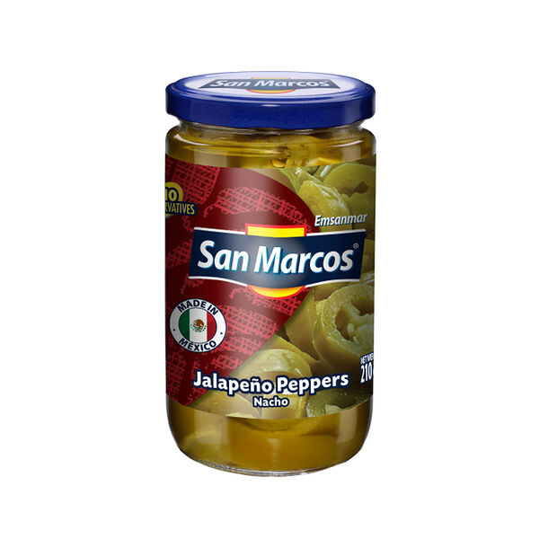 Перец San Marcos Халапеньо маринованный резаный 