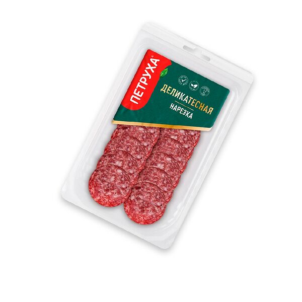 Колбаса Палермо ЦБ с/к в/с т/ф вак 0,09кг серв/н Белмит