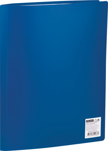 

Папка OfficeSpace 400 мкм, с 30 вкладышами, 21 мм, синяя