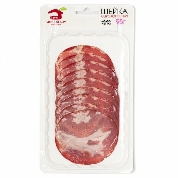 Шейка сырокопчёная Мясной Дом Бородина 95 г