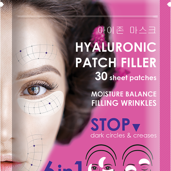 Патчи-филлеры тканевые для кожи вокруг глаз MI-RI-NE 6в1 гиалуроновые, 30шт