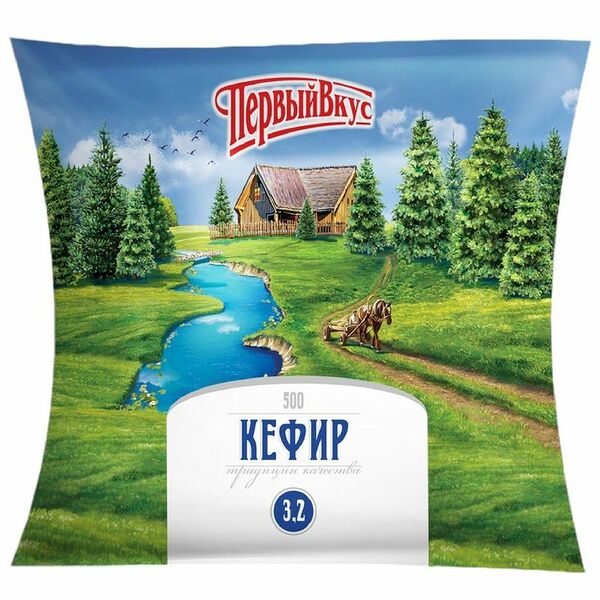 Кефир Первый Вкус 3,2%, 500 мл