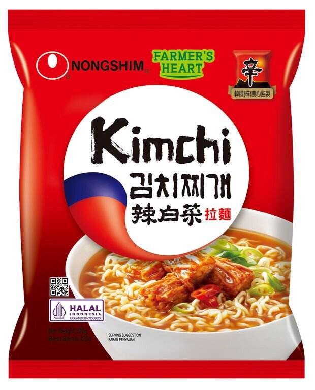 

Лапша быстрого приготовления Nongshim Кимчи Рамен 120 г
