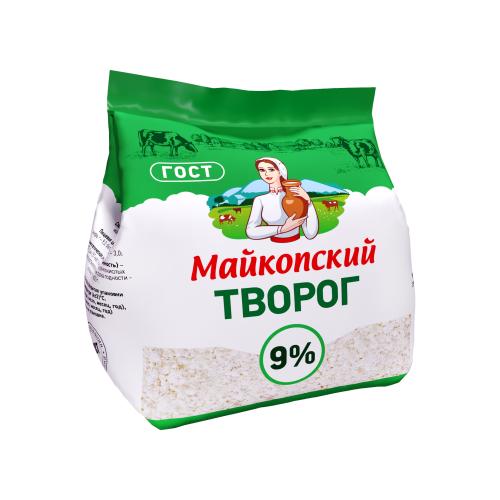 

Творог Майкопская молочная продукция 9% 290 г