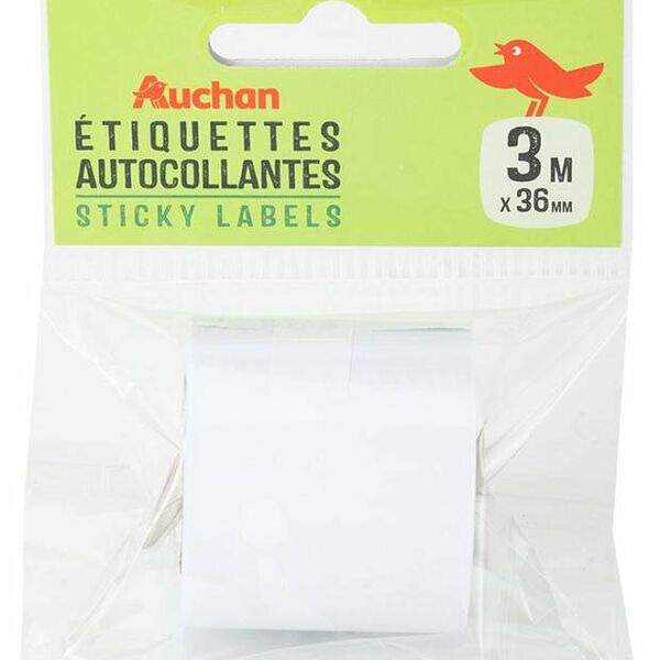 Этикетки АШАН Красная птица в рулоне, 3 м х 36 мм