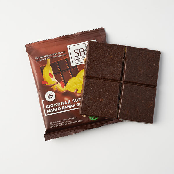 Шоколад темный Банан-манго-ягоды годжи _РП